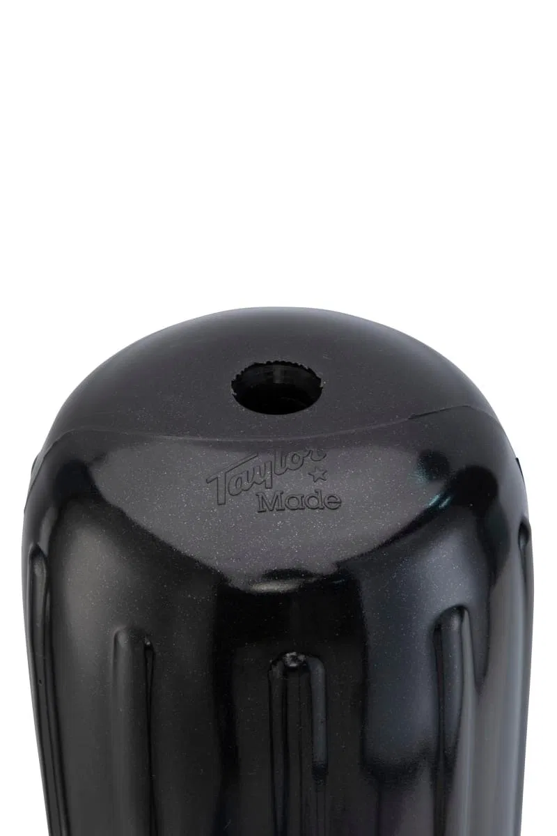 71025 – TAYLOR MADE Boat Fender, Black Onyx Ribbed Cylinder 6 Inch Diameter x 15 Foot Length For 20 Foot To 25 Foot B...